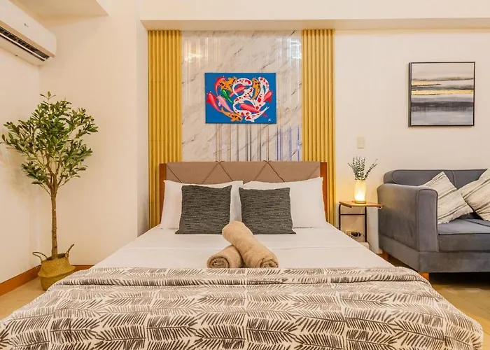 Cozy Venice Near At Bgc, Airport T123 Free Parking Apartment *